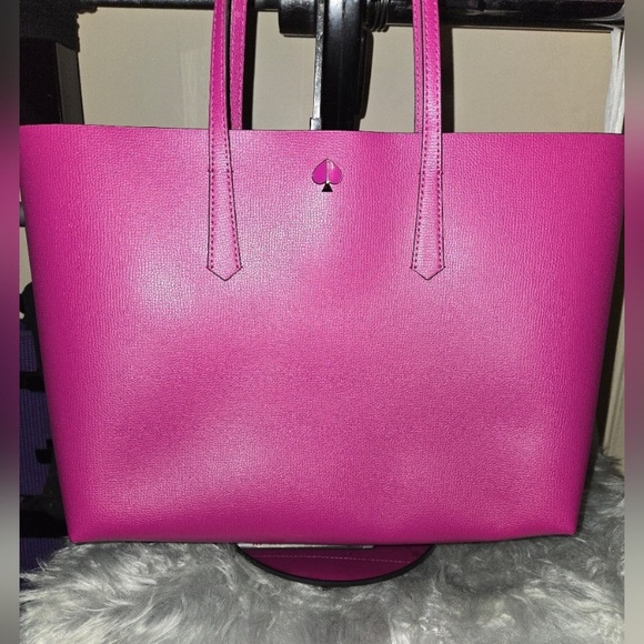 🔥NWOT Kate Spade ♠️ Molly Metallic Tote & Pouch - Picture 4 of 12